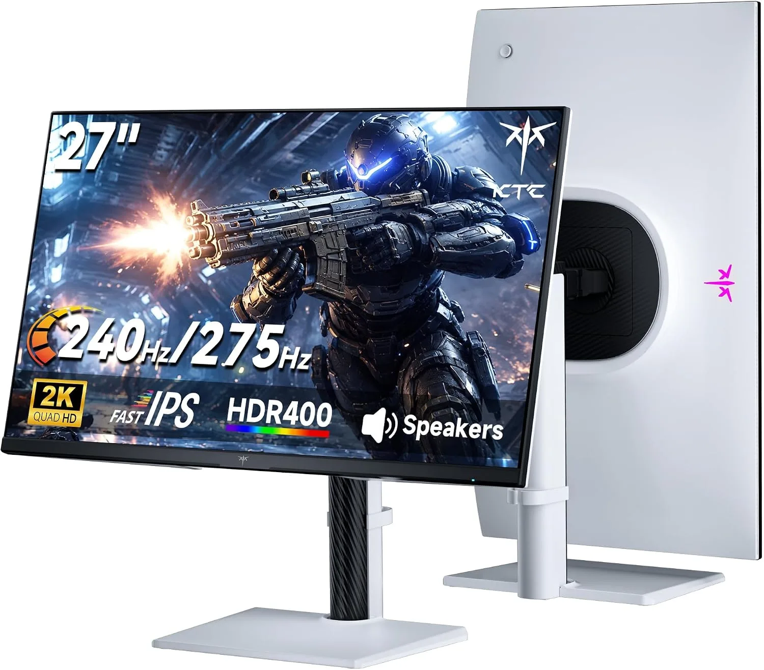KTC 27 Inch 240Hz Gaming Monitor 2K, QHD Monitor 275Hz Fast IPS, H27E6S