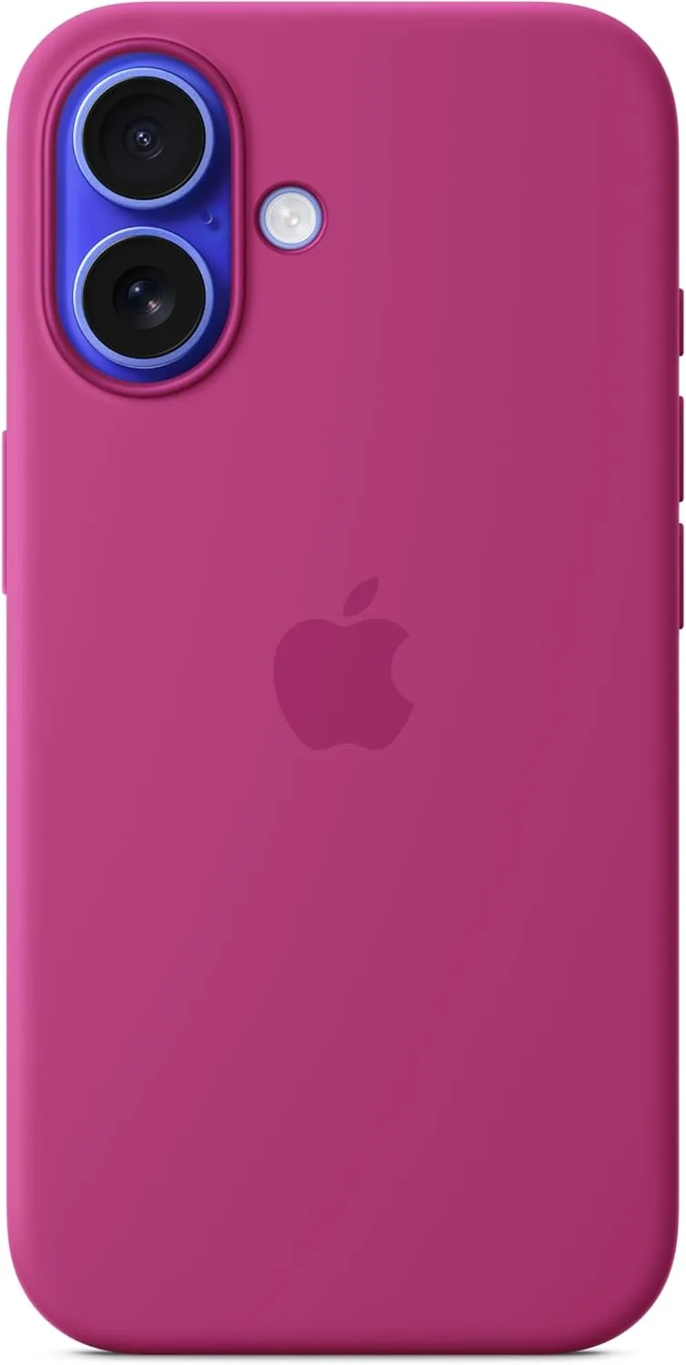 Apple iPhone 16 Pro Max Silicone Case with MagSafe and Camera Control: Lightweight Phone Case, Wireless Charging Compatible, Smooth Matte Finish, Black