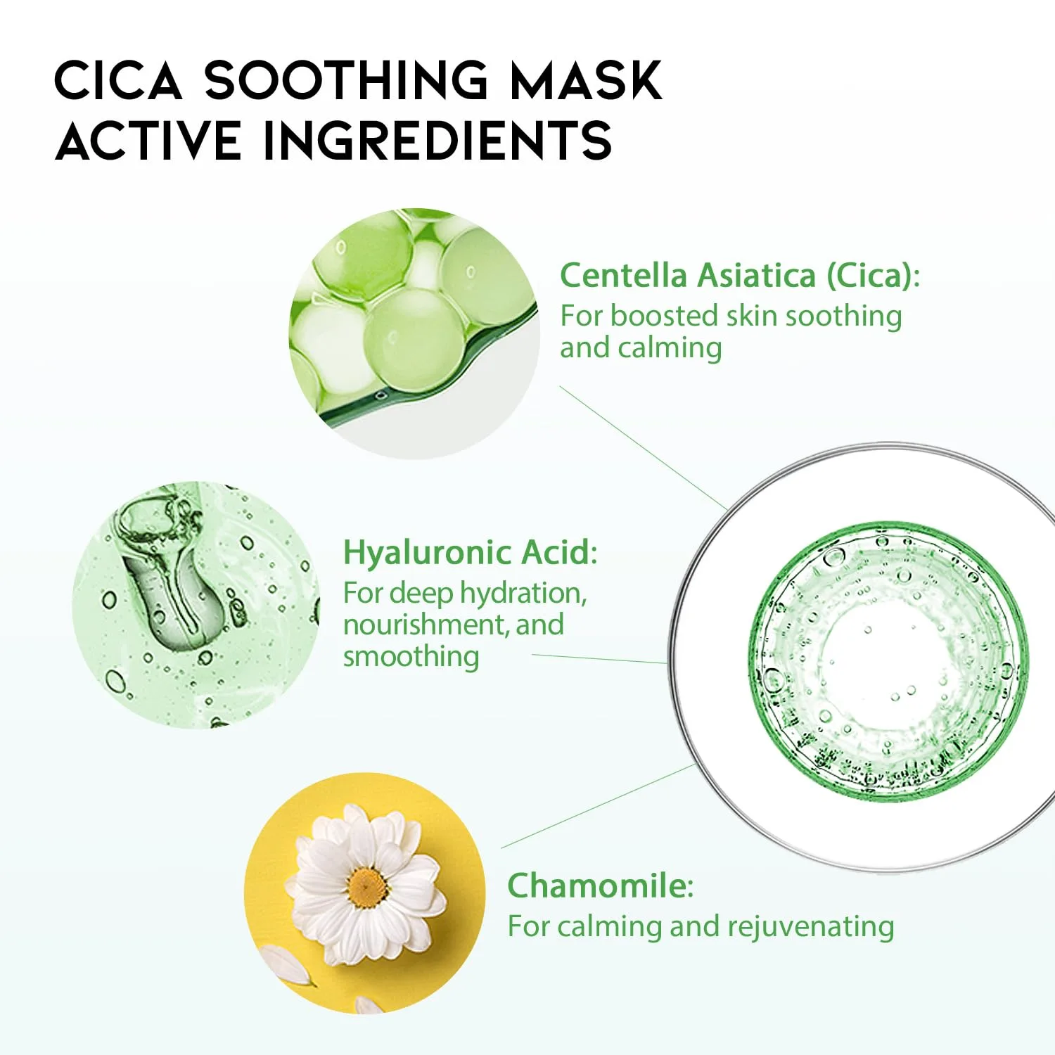 #OOTD 50Combo Vegan Sheet Mask with Collagen,Cica,Ceramide,VitaminC,Retinol