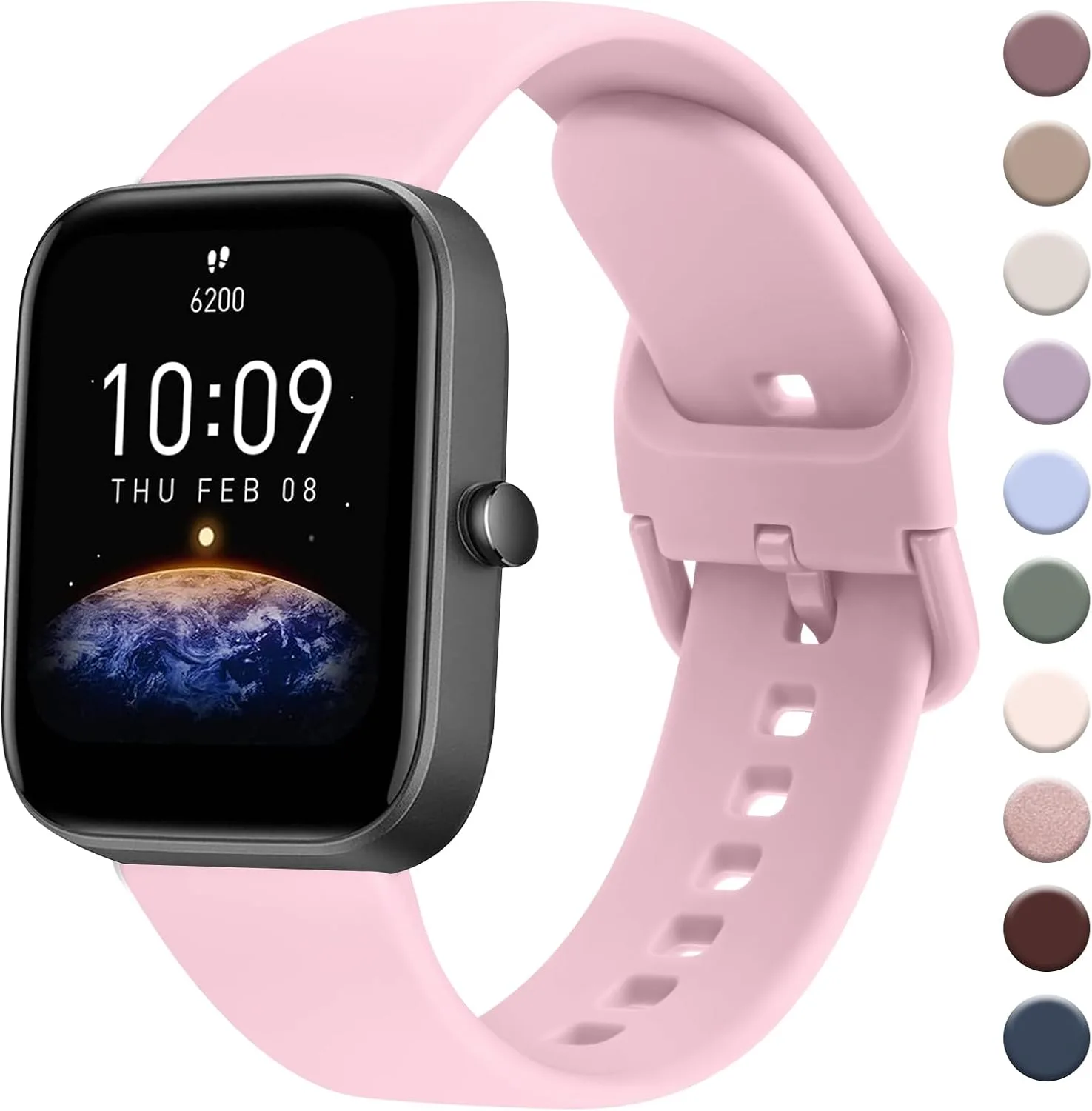 AK Band for Amazfit GTS 4 / GTS 4 Mini / GTS 3 / GTS 2 / GTS 2e / GTS 2 mini / GTS / GTR mini Bands, 20mm Soft Replacement Sport Strap for Amazfit Bip 3 / Bip 3 Pro / Bip U Pro / Bip / Bip Lite / Bip S / Bip S lite / Bip U Smart Watch Women Men