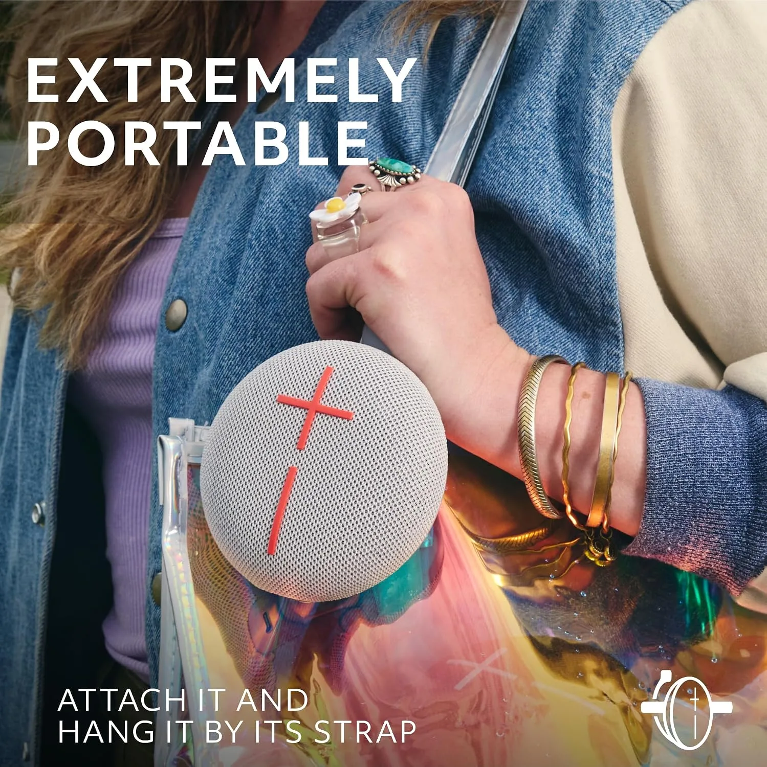 Ultimate Ears MINIROLL Waterproof Bluetooth Speaker - Revive Grey