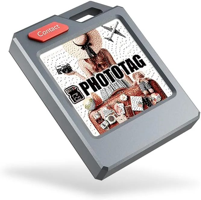Accessory of PhotoTag, Leather Protective case, Compatible with PhotoTag, Tracker Tag for Keys & Luggage, Cars & Bikes (Leather Protective case)