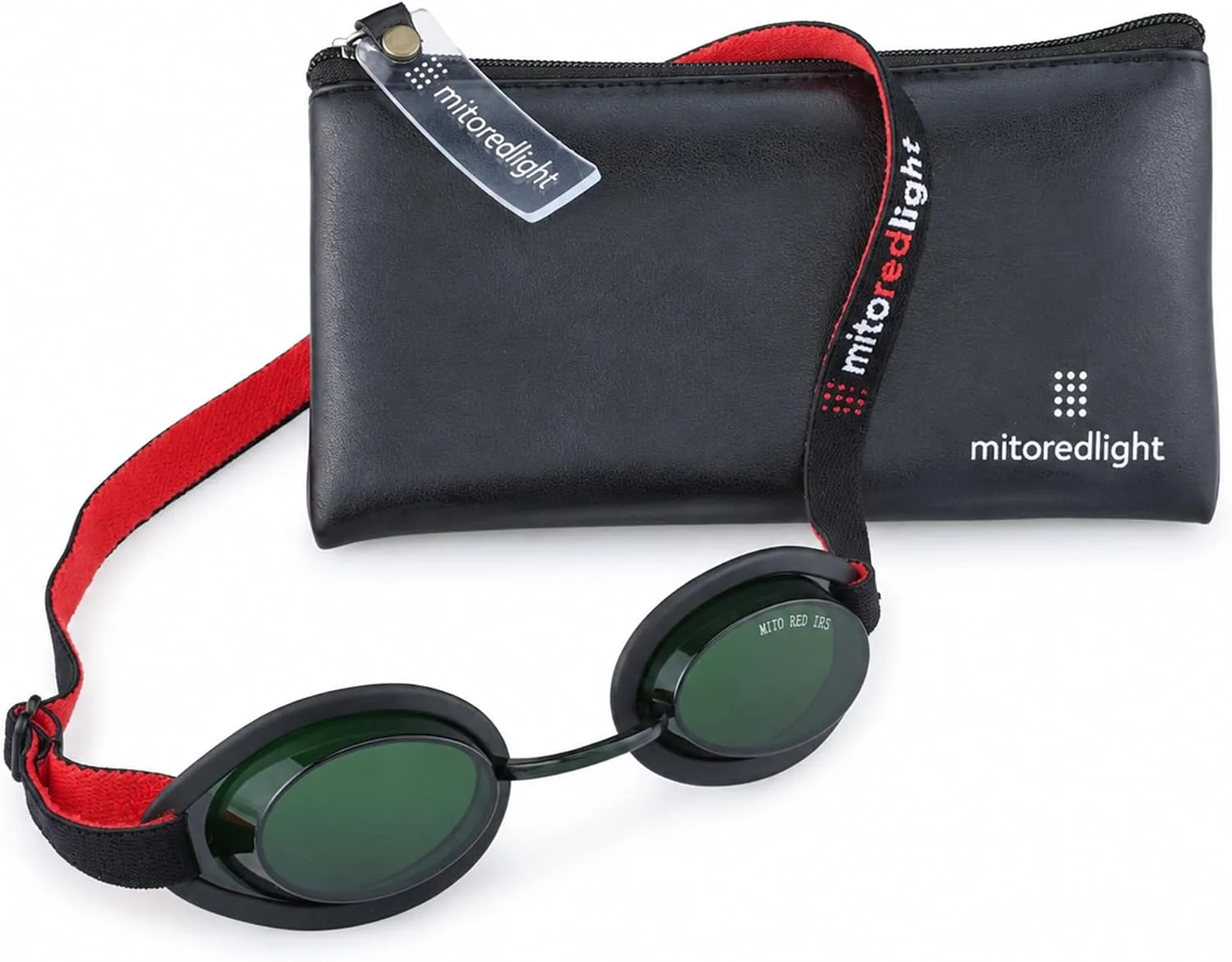 PRO Red Light Therapy Goggles for Near Infrared Eye Protection (IR3 Dark)