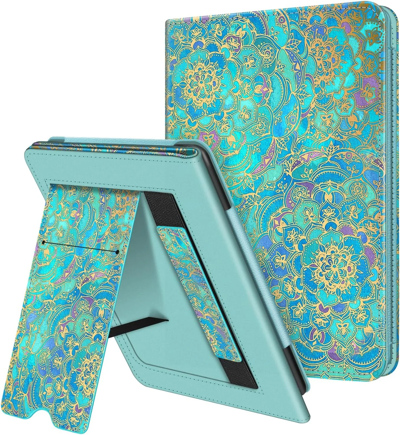 Fintie Stand Case for 6" Kindle Paperwhite 10th Gen 2018, Shades of Blue