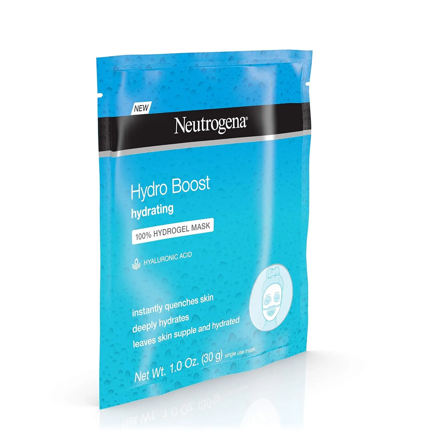 Neutrogena Hydro Boost Hydrating Hydrogel Mask, 1 Oz (Pack of 3)