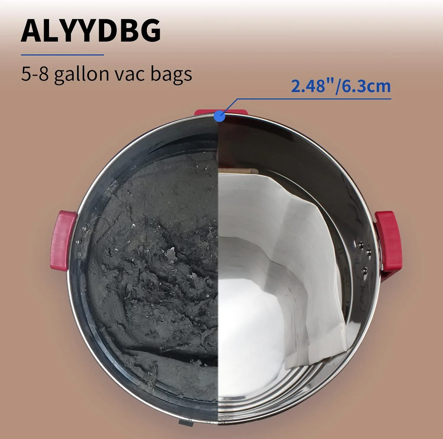 10 Pack 90661 90671 Shop Vac Bags 5-8 Gallon by ALYYDBG