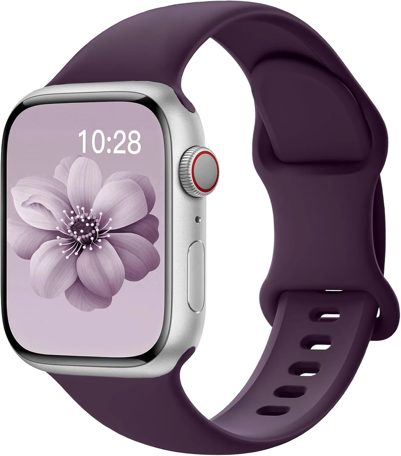 Correa de silicona Sport compatible con Apple Watch para hombre y mujer