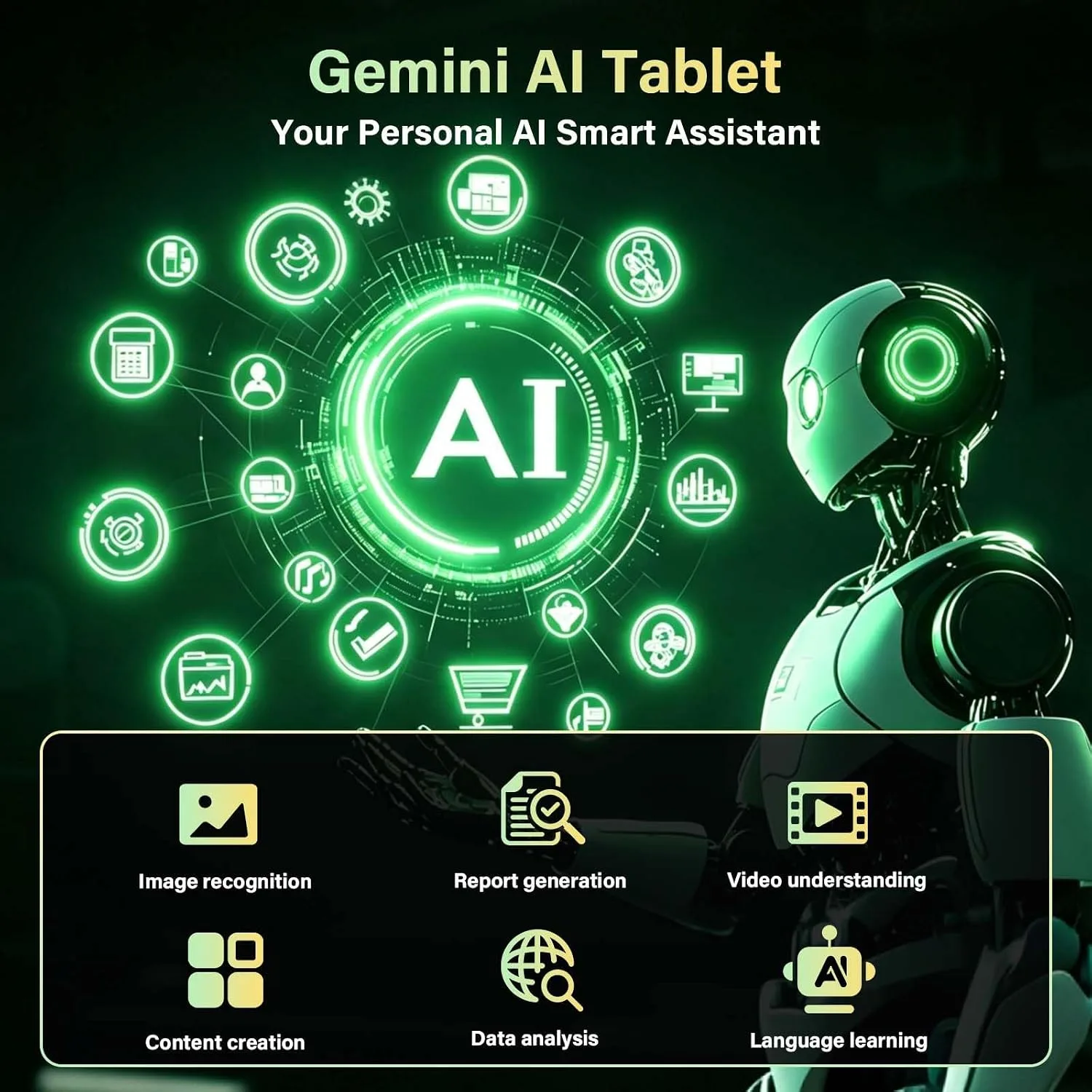 Android 16 Tablet with Keyboard - 13 inch Tablet with 32GB+256GB+2TB Expand
