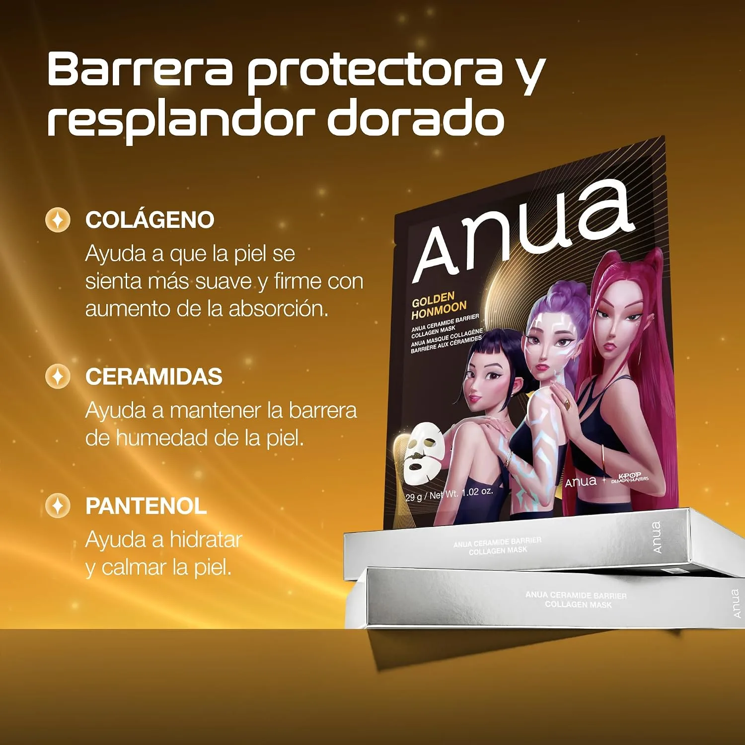 ANUA Ceramide Barrier Collagen Mask, 4ea