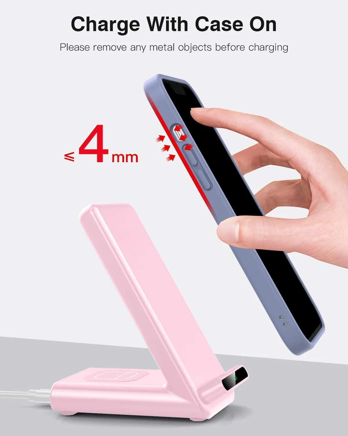 Wireless Charging Station,3 in 1 Charging Stand for Apple Multiple Devices