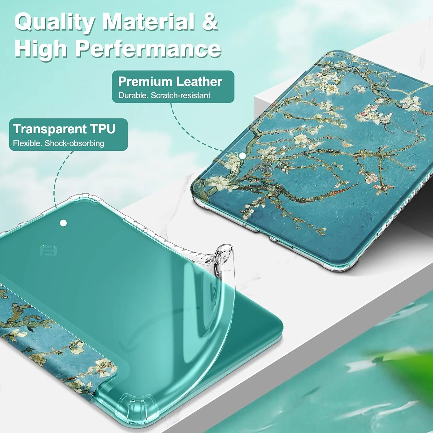 Fintie Clear Case for 7" Kindle Paperwhite 12th Gen 2024 & Kindle Colorsoft