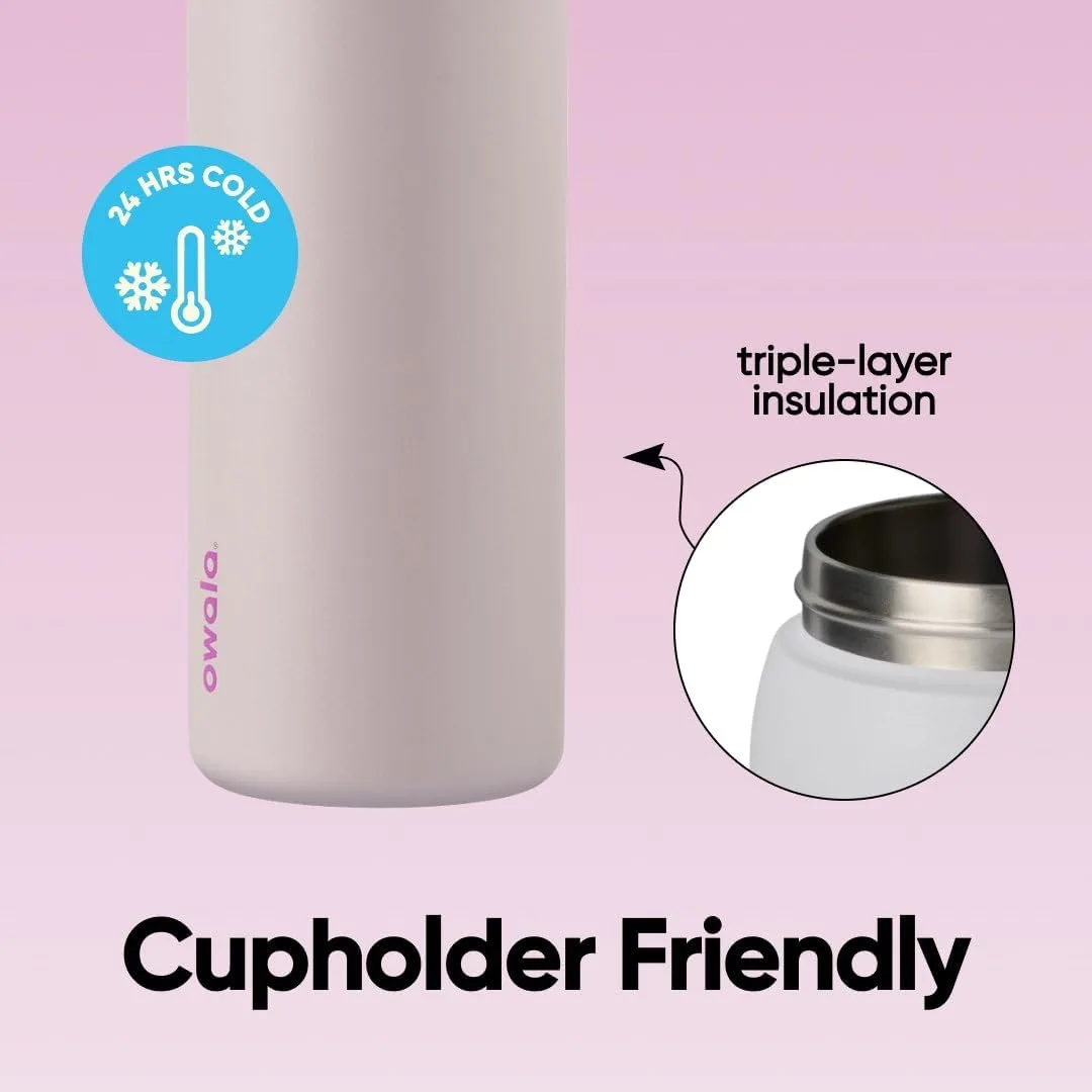 Owala FreeSip Stainless Steel Water Bottle 40 oz Dreamy Field