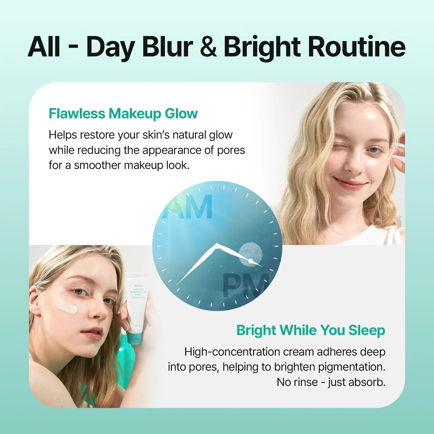 MEDITHERAPY Pore Blur Cream, K-Beauty Pore Minimizing Cream 1.69 fl oz