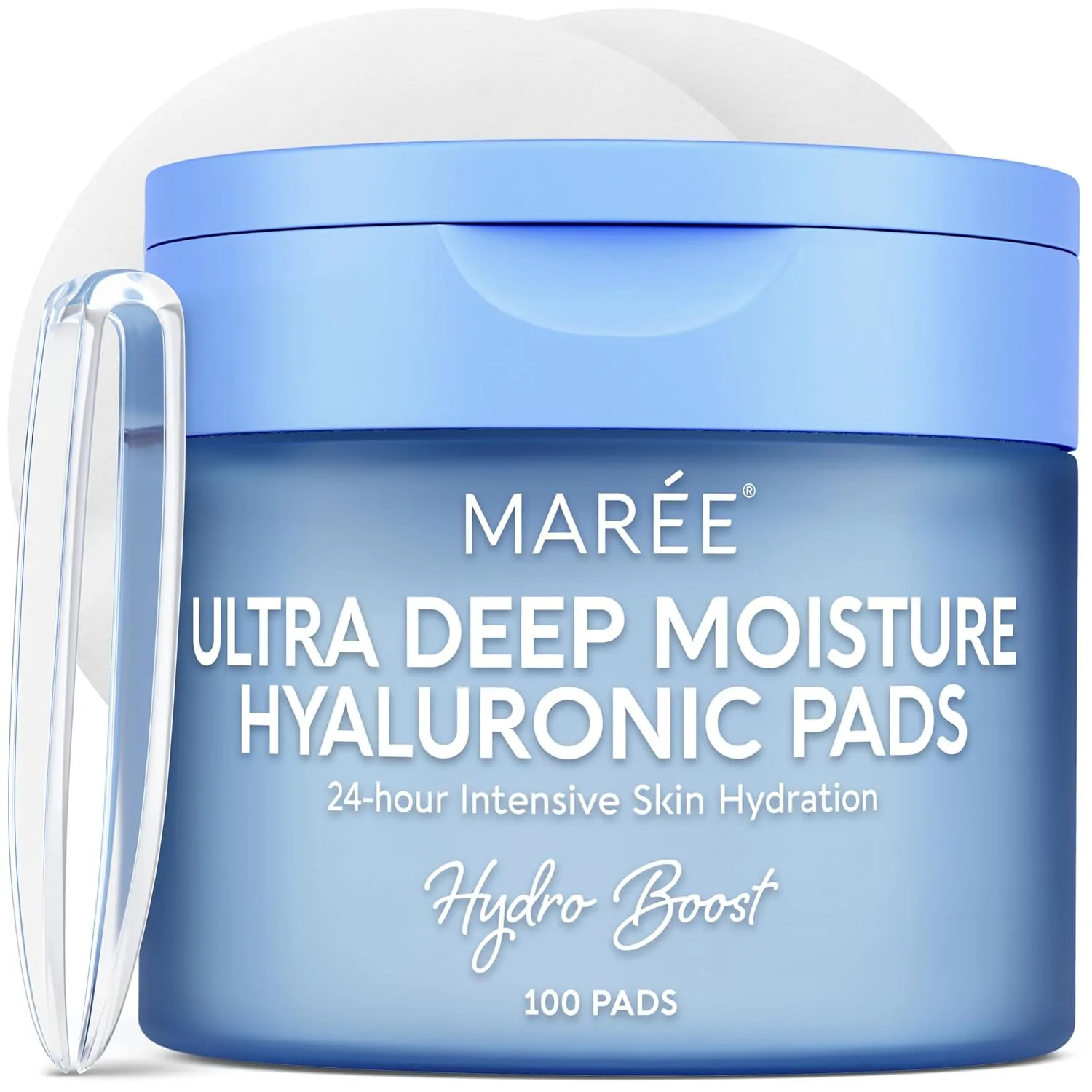 MAREE Hyaluronic Acid Toner Pads - Deep Moisture Hydrating Face Pads