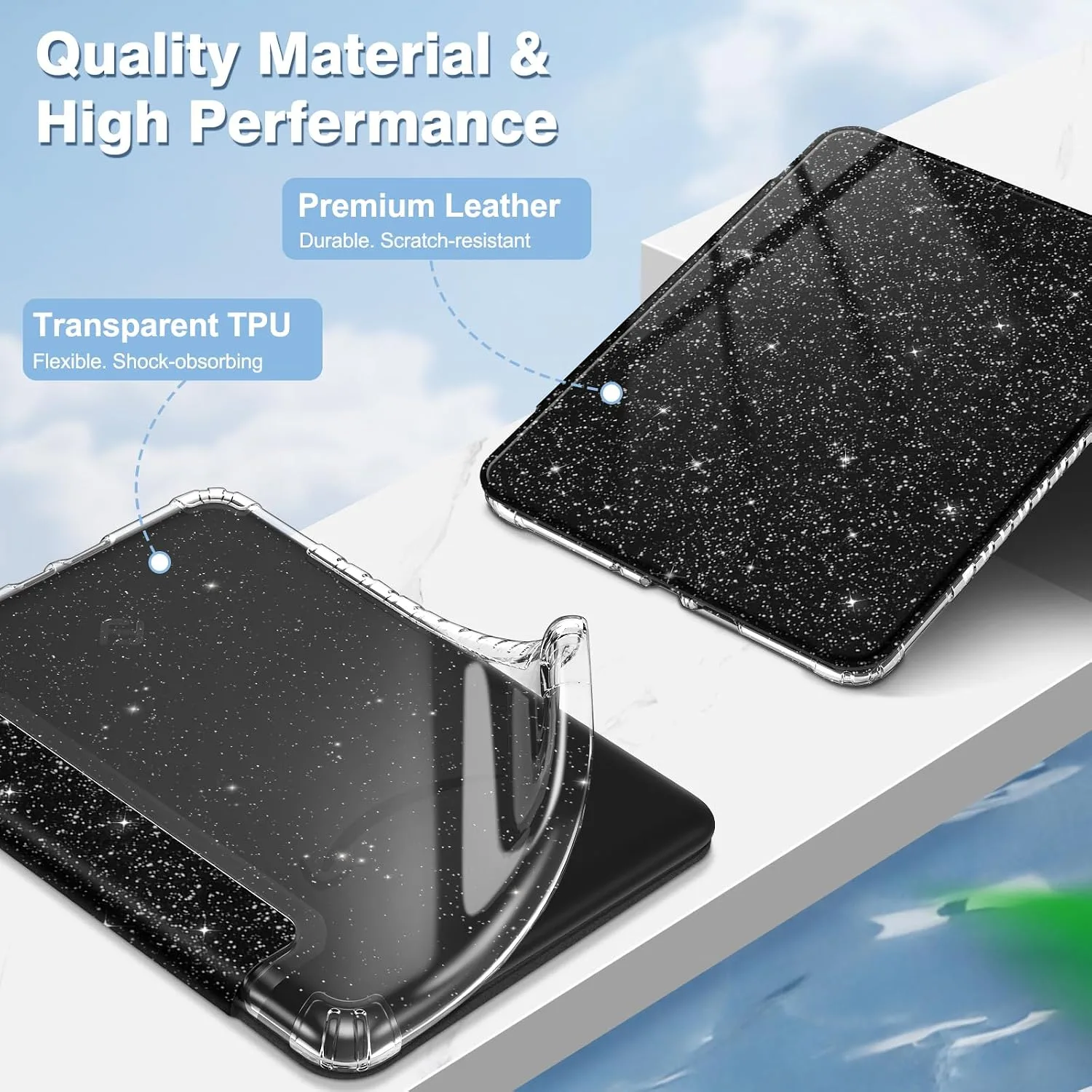 Fintie Clear Case for 7" Kindle Paperwhite 12th Gen 2024 & Kindle Colorsoft
