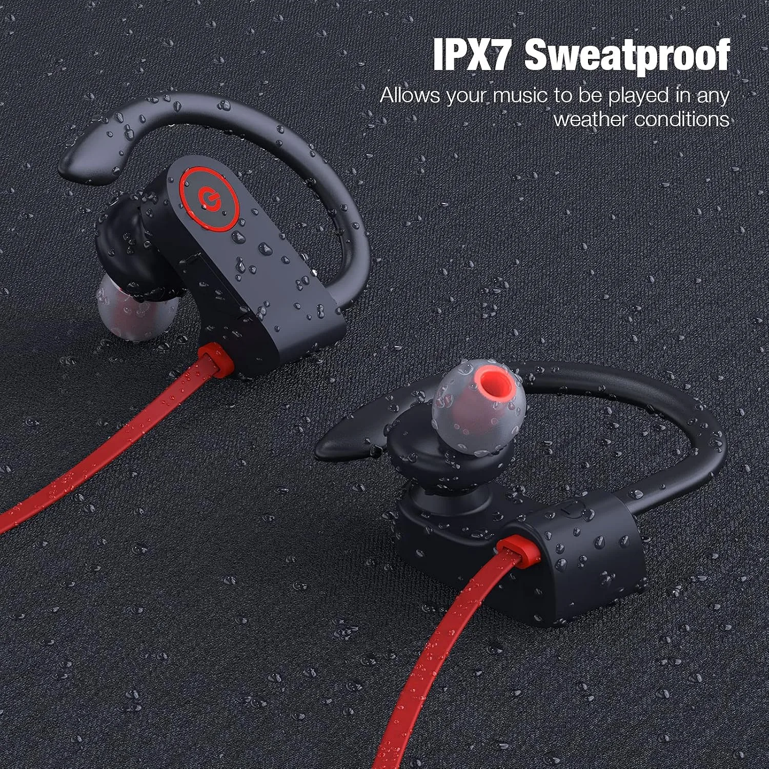 Boean Bluetooth Headphones, Wireless Running Headphones for Workout