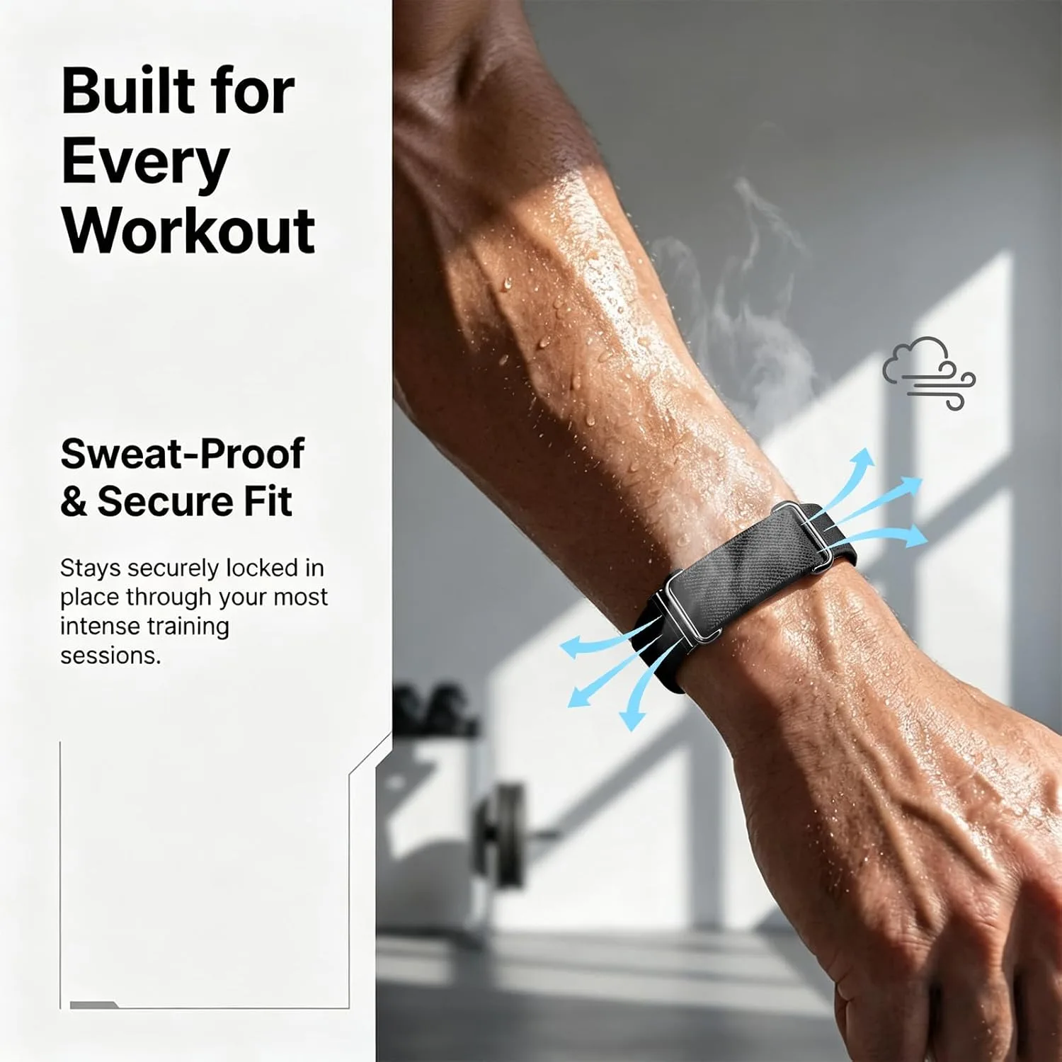 Magnetic Sport Nylon Band Compatible with Google Fitbit Air Active Band
