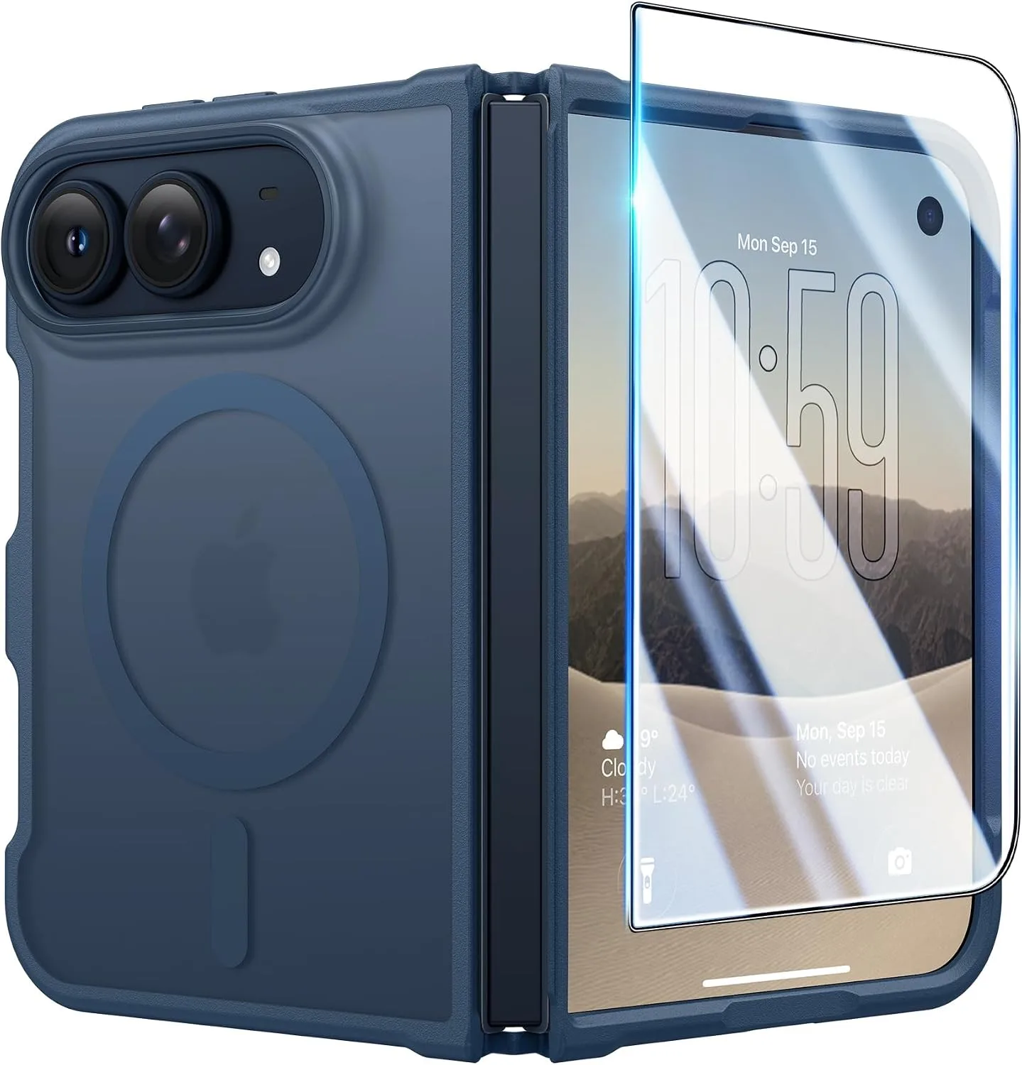 FNTCASE for iPhone Duo Case Matte Compatible with Magsafe
