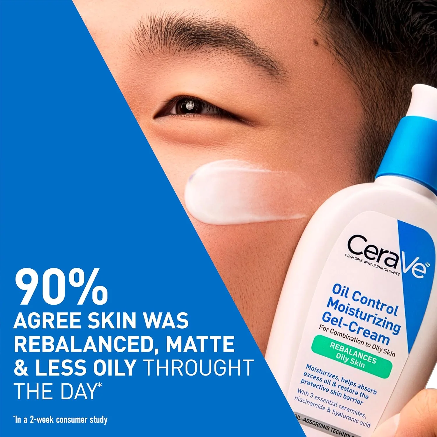 CeraVe Oil Control Gel-Cream, Niacinamide Face Moisturizer, Oily Skin 3oz