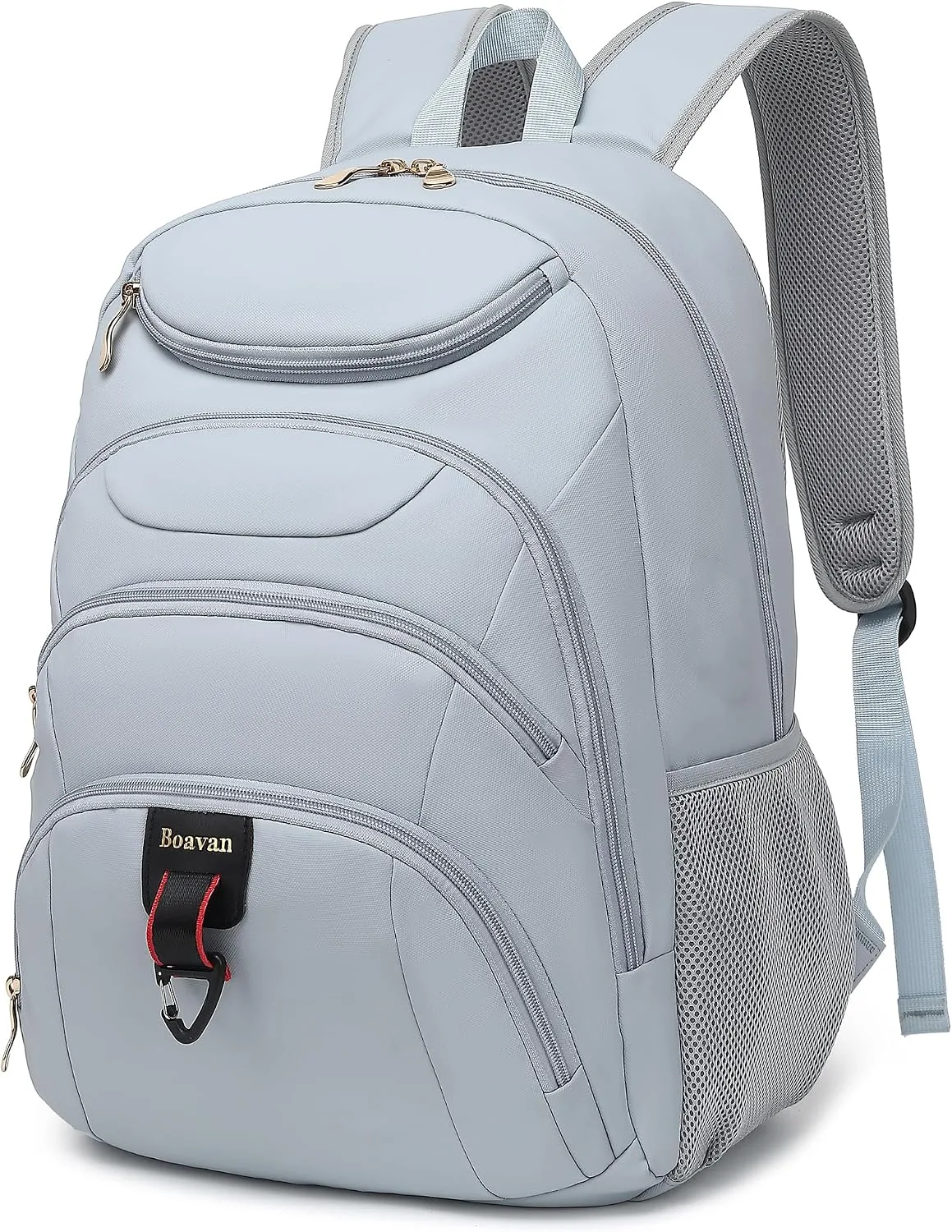 Boavan Laptop Backpack for women, 15.6 inch Laptop Bag with USB Port, Waterproof Travel Work Backpack Purse, Anti-Theft Teacher Nurse Doctor Casual Bookbags Office Business backpack，Blue