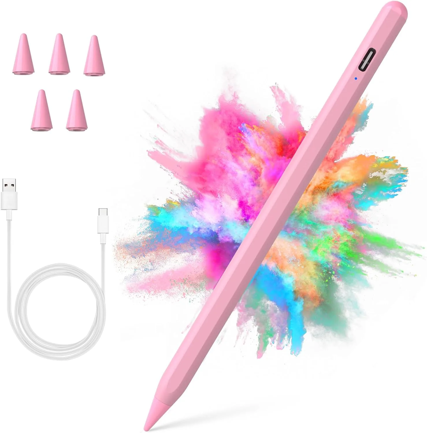 COO Stylus Pen for iPad Pro Air Mini 2018-2024, Palm Rejection Fast Charge