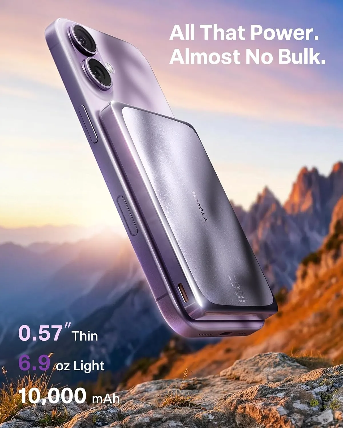 TORRAS MiniMag Pro iPhone 18 Pro Max Portable Charger Power Bank, 10000mAh