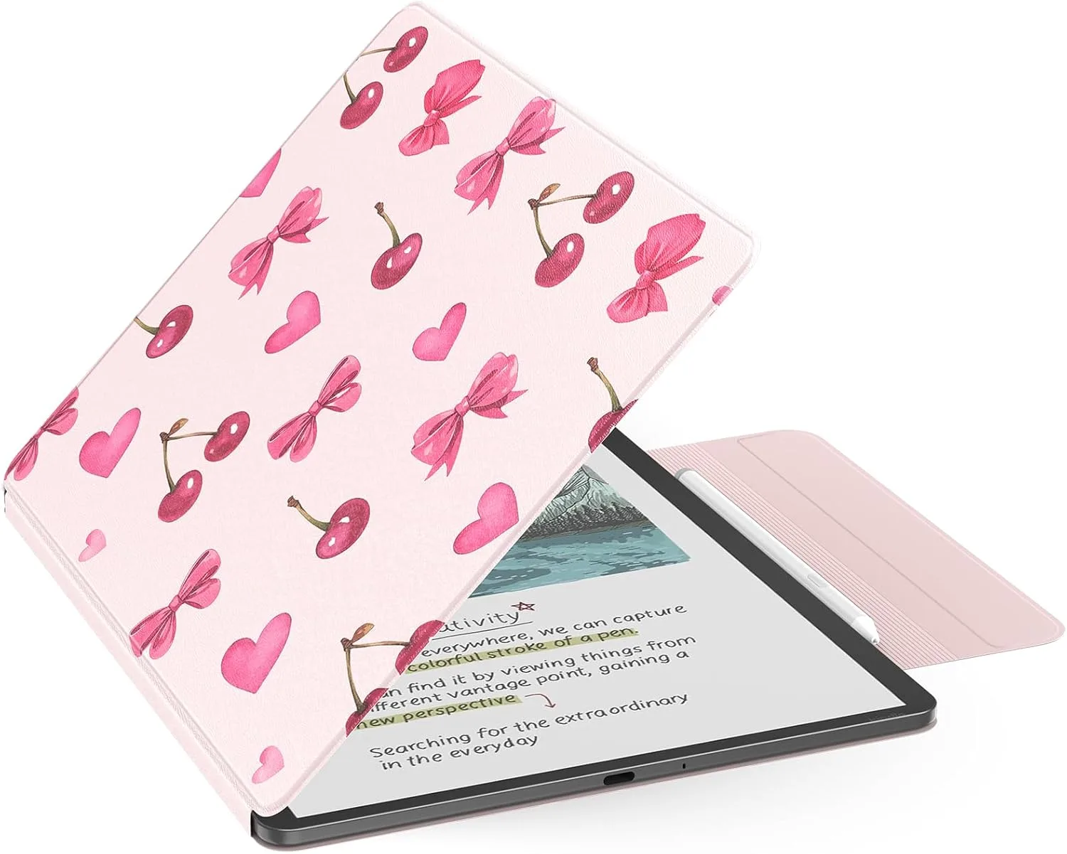 MoKo Magnetic Case for 11" Kindle Scribe 3rd & Colorsoft 1st,Fioc Cili