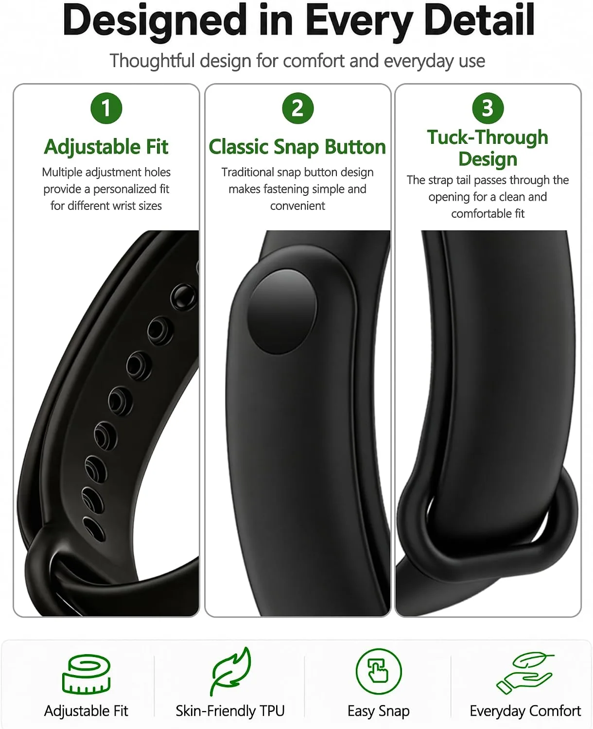 Replacement Straps for Xiaomi Smart Band 10/9/8