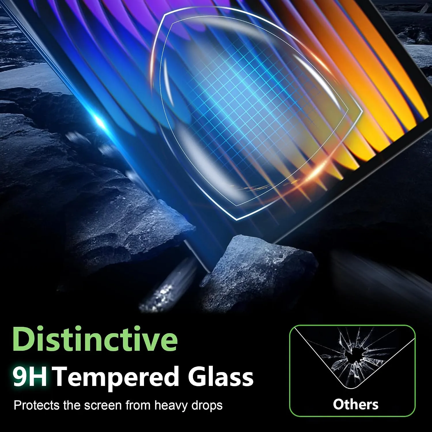 for Xiaomi Pad 7/7 Pro/Xiaomi Pad 8/8 Pro Screen Protector,9H Hardness, Anti-Scratch, Tempered Glass flim, Case Friendly, Anti-Fingerprint,Anti-Scratch,(2PACK)