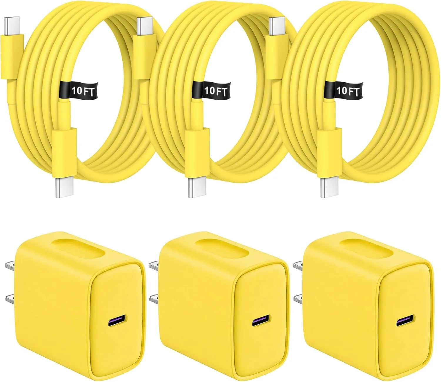 iPhone Charger Fast Charging 10FT iPhones 18 17 16 15 Charger 3 Pack