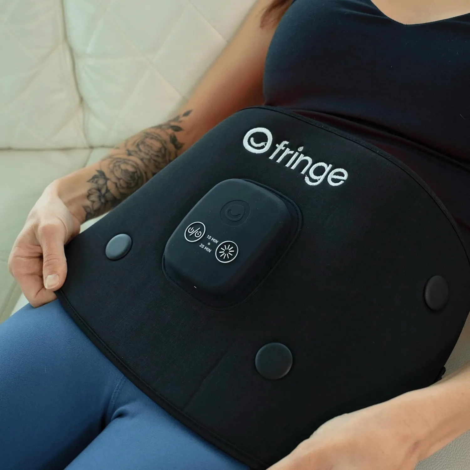 Fringe Red Light Therapy Abdominal Belt, 660, 850 & 1050nm, 405 LED