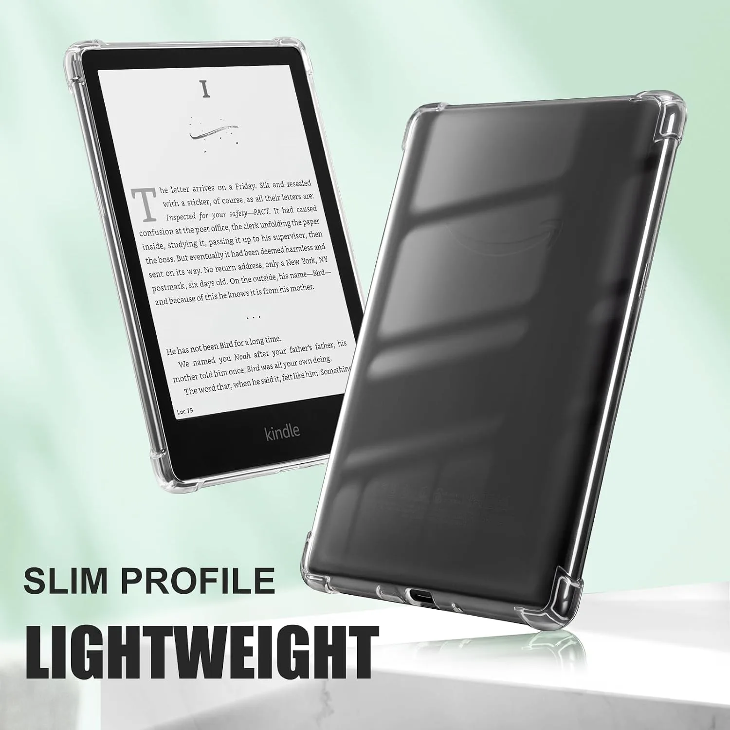 iDLEHANDS Clear Case for 7" Kindle Paperwhite 12th Gen & Kindle Colorsoft