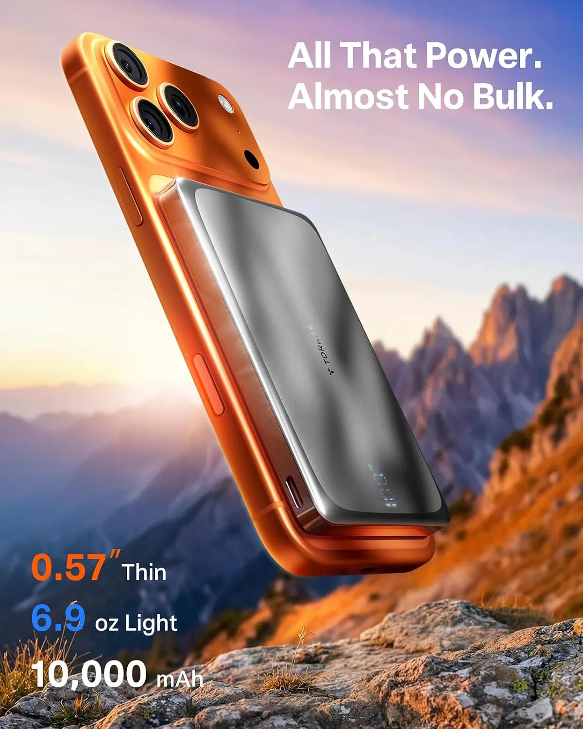 TORRAS MiniMag Pro iPhone 18 Pro Max Portable Charger Power Bank, 10000mAh
