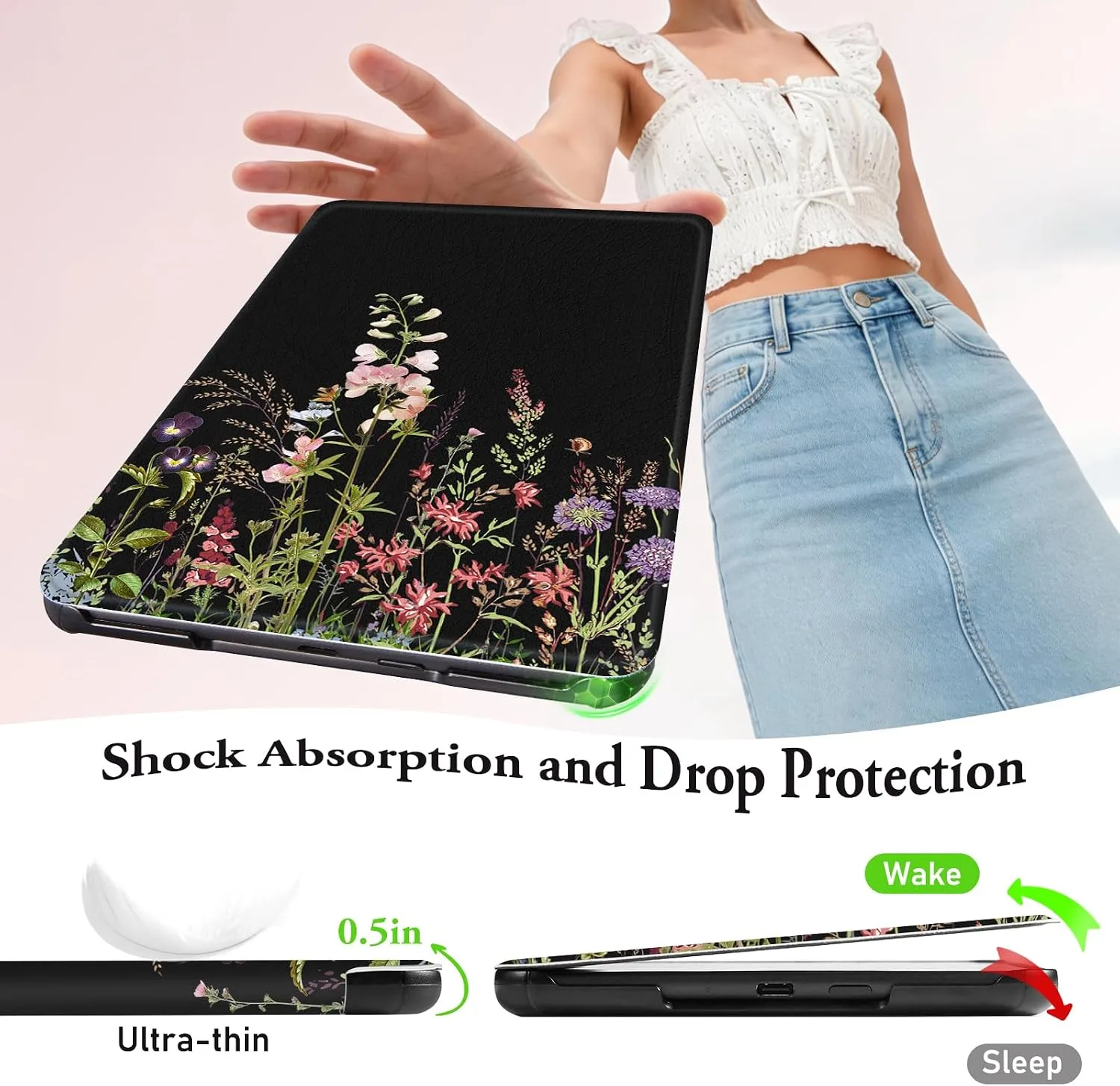 CoBak Stand Case for 7" Kindle Paperwhite & Kindle Colorsoft 12th Gen 2024