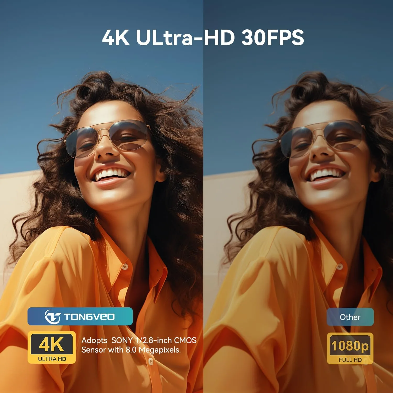 4K PTZ Camera AI Auto Tracking 3X Optical Zoom 92° Wide View Angle,USB 3.0 and HDMI Conference room Camera 4K Work with Zoom OBS Teams YouTube,Facebook for for Church, Worship, Education, Conferences