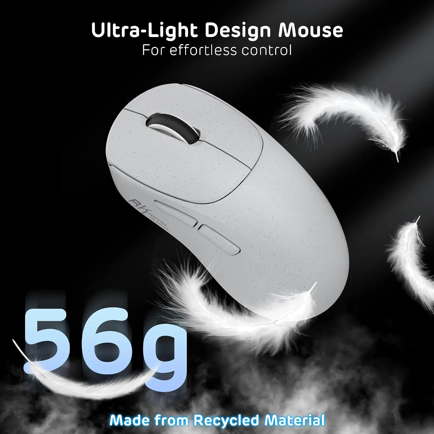 RK ROYAL KLUDGE MG5 8K Wireless Gaming Mouse 42000 DPI PAW3950 Sensor