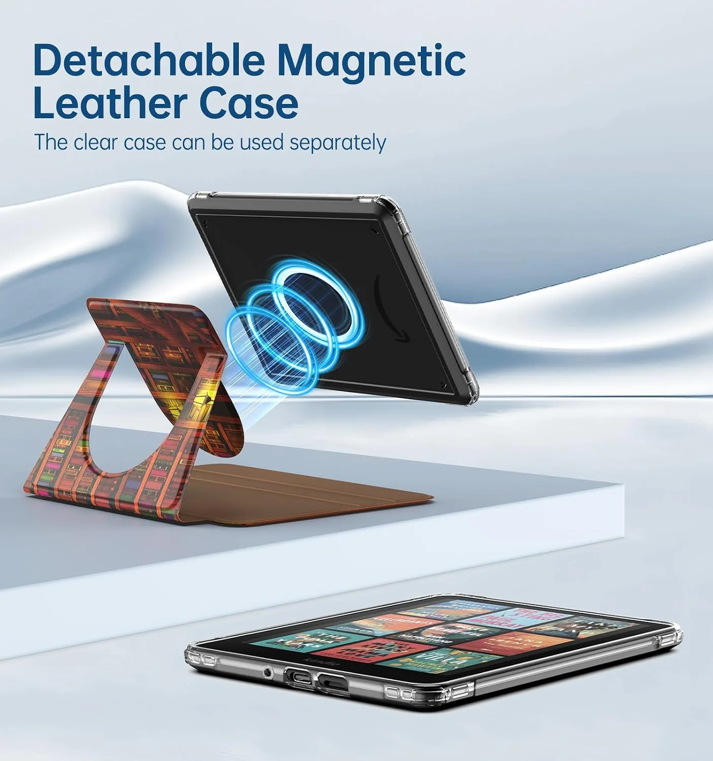MoKo 360°Rotating Case for 7" Kindle Paperwhite 12th Gen 2024 & Colorsoft