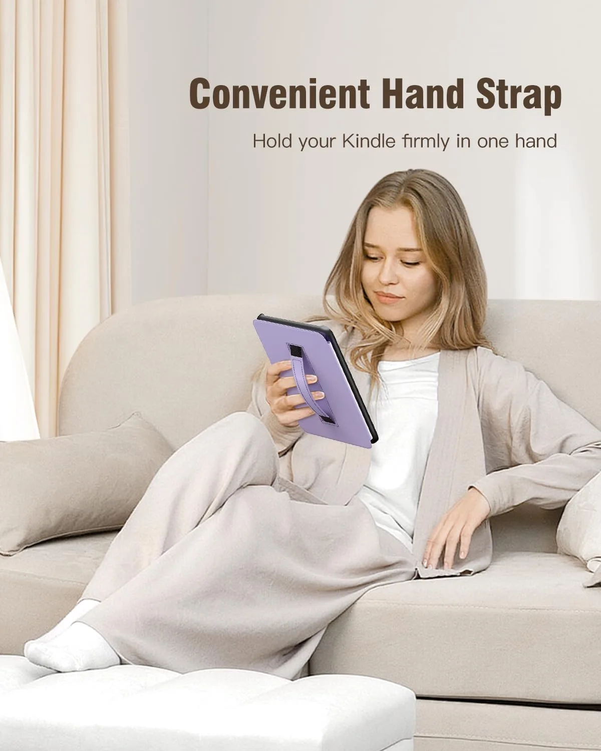 MoKo Case for 6" E-Reader (11th Generation-2024/2022), Purple Leopard
