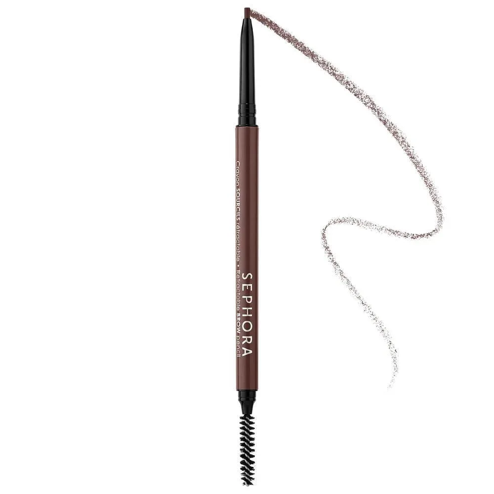 Lápiz de Cejas Retráctil - A Prueba de Agua - 11 Ebony dark gray-brown - 05 Medium brown brown