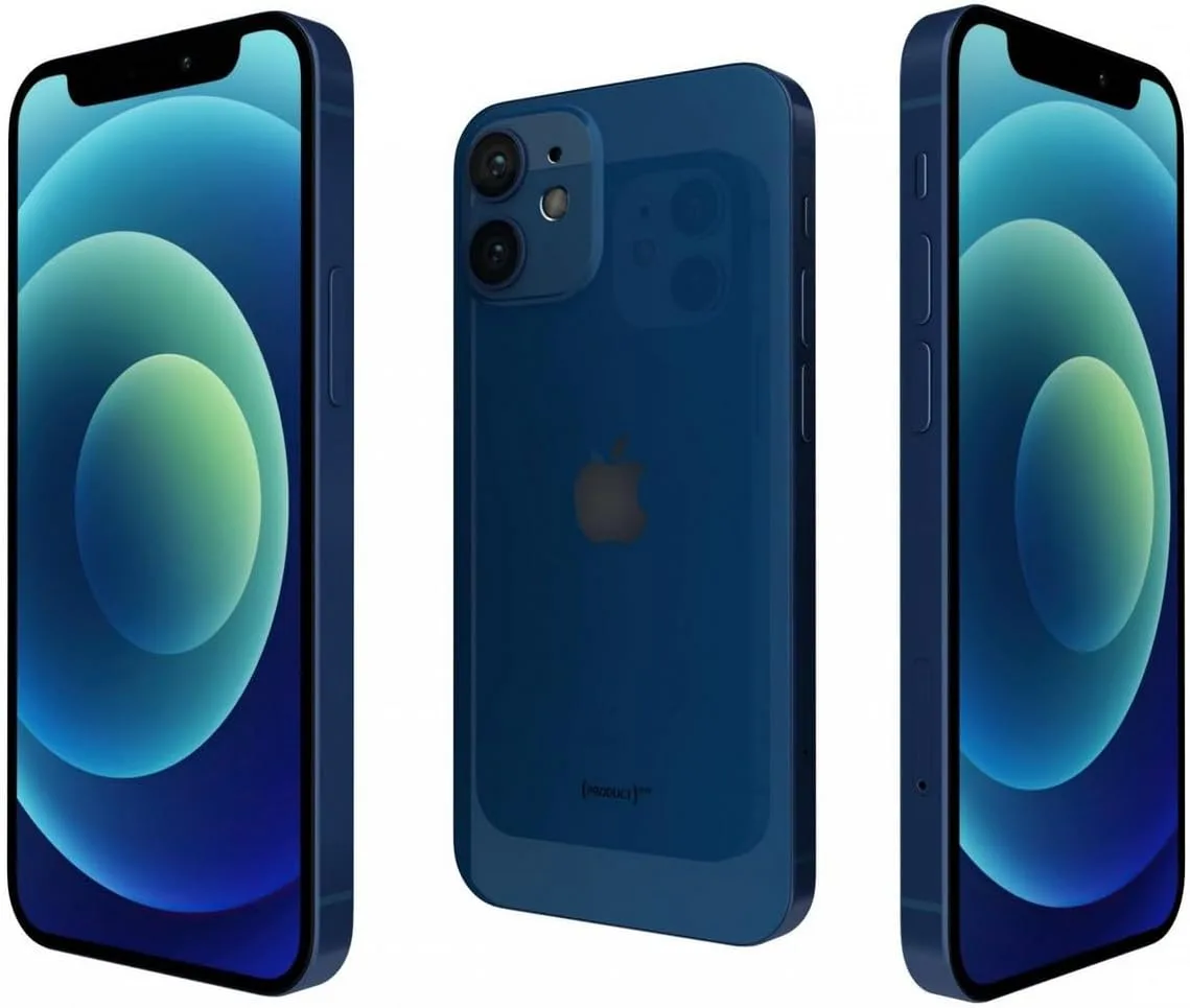 Apple iPhone 12 Mini, 64GB, Blue - Locked to T-Mobile (Renewed)