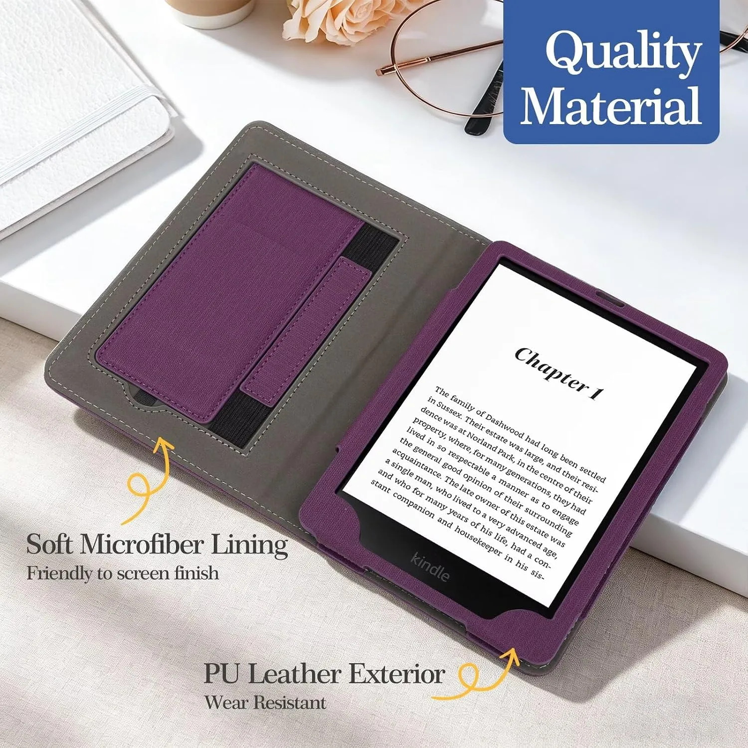 Case for 7"/6.8" Kindle Paperwhite 12/11th Generation 2024 2021