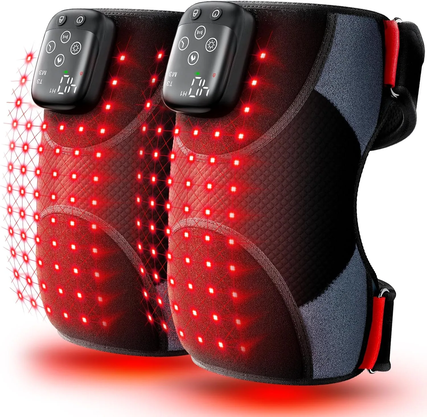 LTW 2 Pack Knee Massager with Heat & Red Light Therapy for Pain Relief