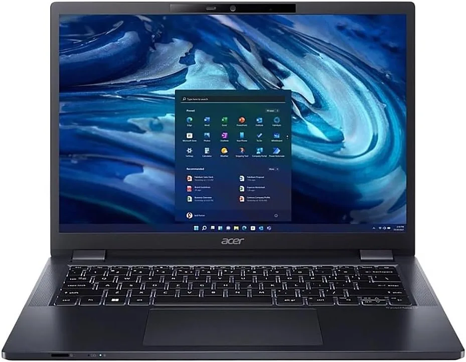 Acer TravelMate P4 Business Laptop 14.0" WUXGA Display (AMD Ryzen 5 PRO 6650U, 16GB DDR5, 512GB SSD, AMD Radeon 660M, Backlit KB, Fingerprint, WiFi 6E, Webcam, Win 11 Pro) (Renewed)