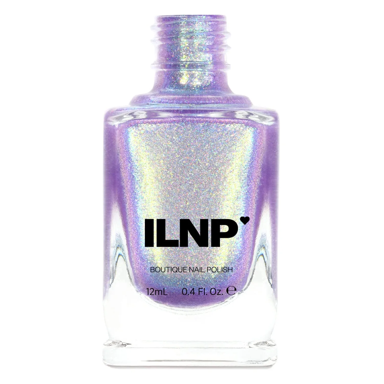 ILNP Downtown - Iridescent Purple Holographic Jelly Nail Polish