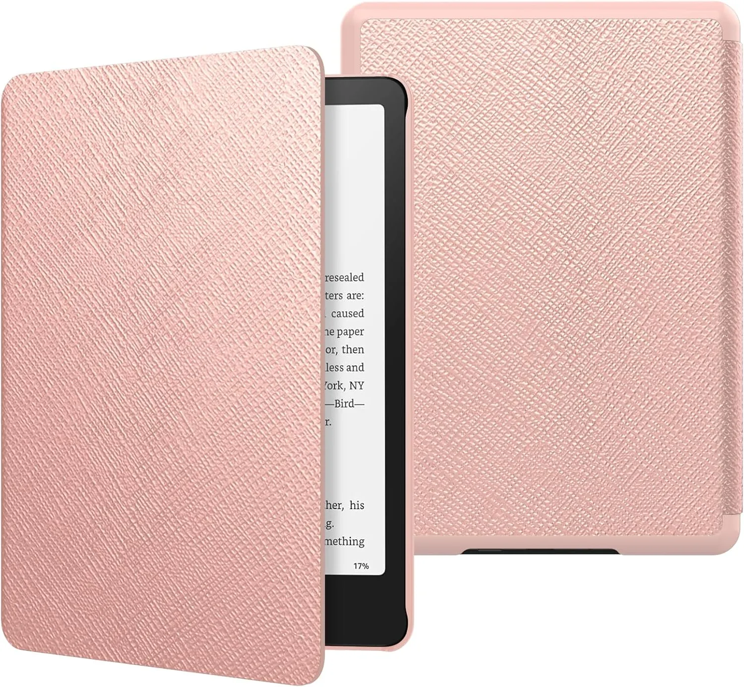 MoKo Case for 7" Kindle Paperwhite 12th Gen 2024/Colorsoft, Rose Gold