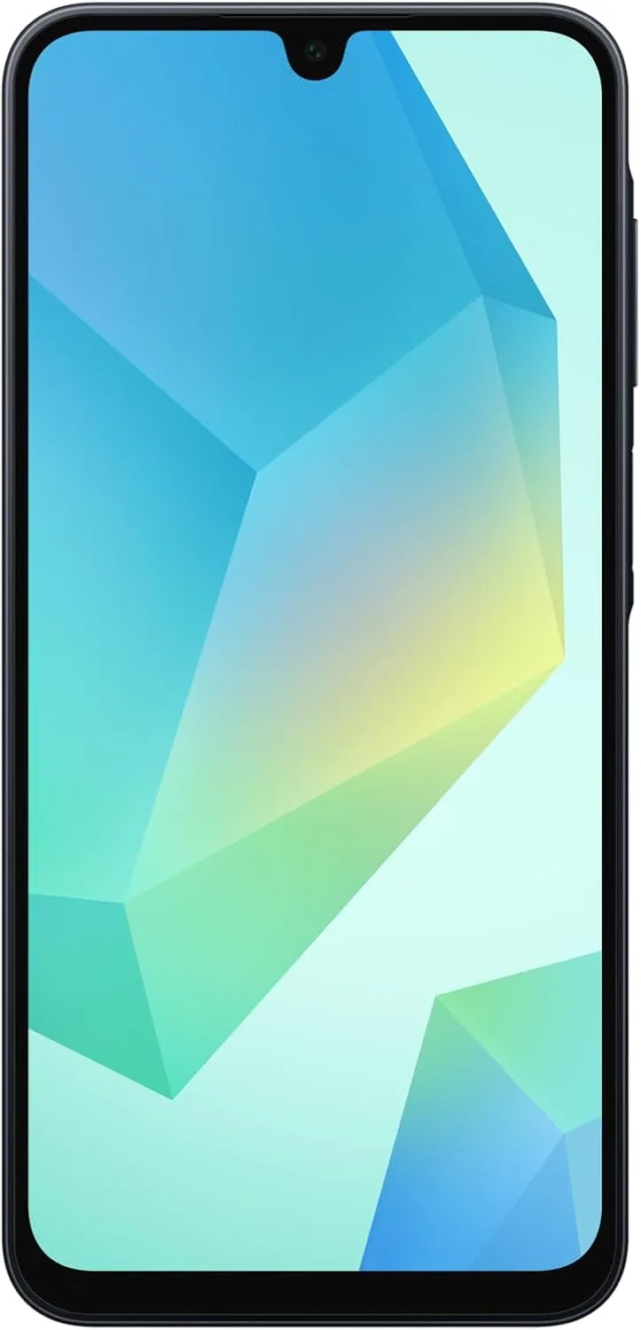 Samsung Galaxy A16 Dual SIM, 128GB + 4GB RAM, Black - Unlocked (International Version) (Renewed)