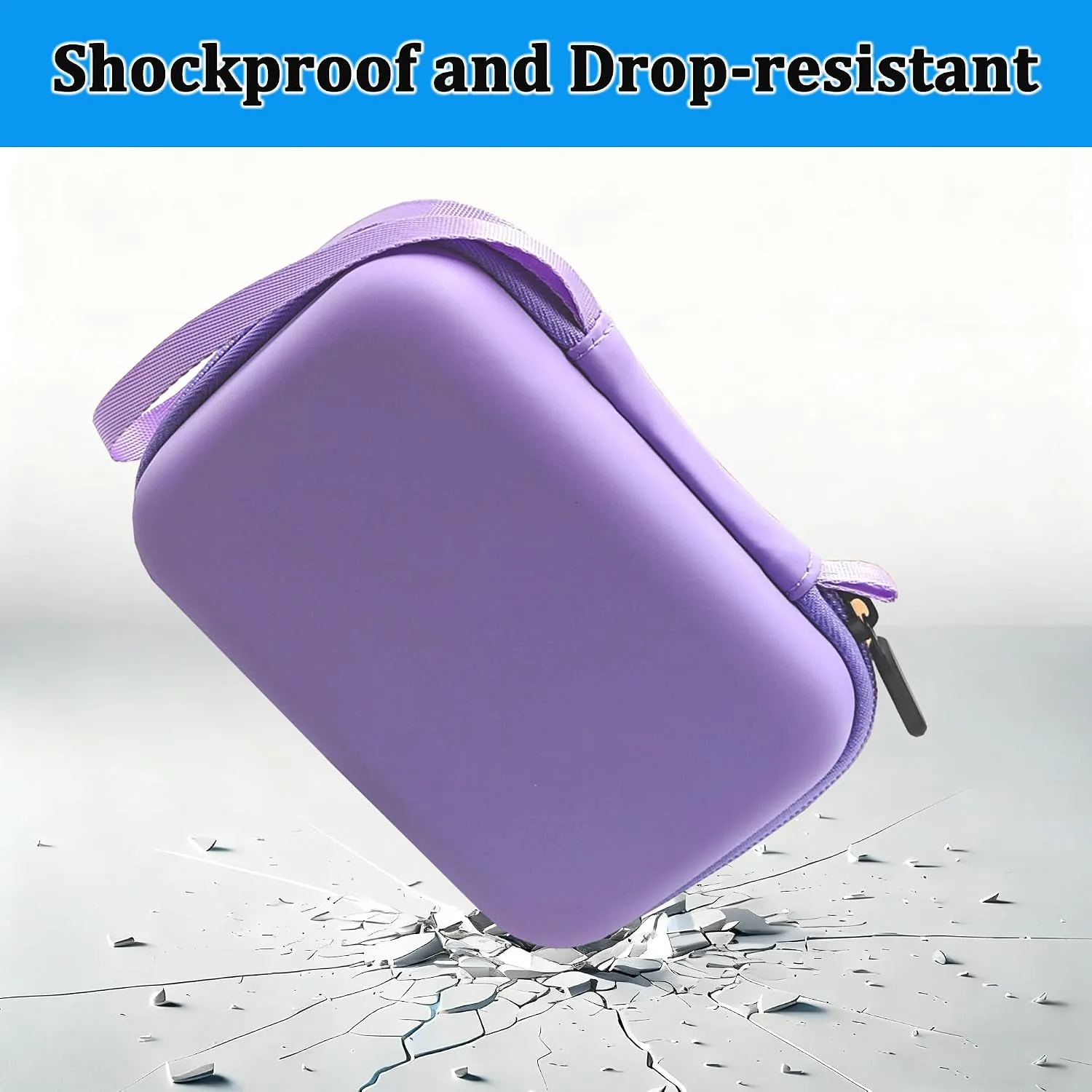 Protective Case for PLAUD NotePin Voice Recorder (Purple)