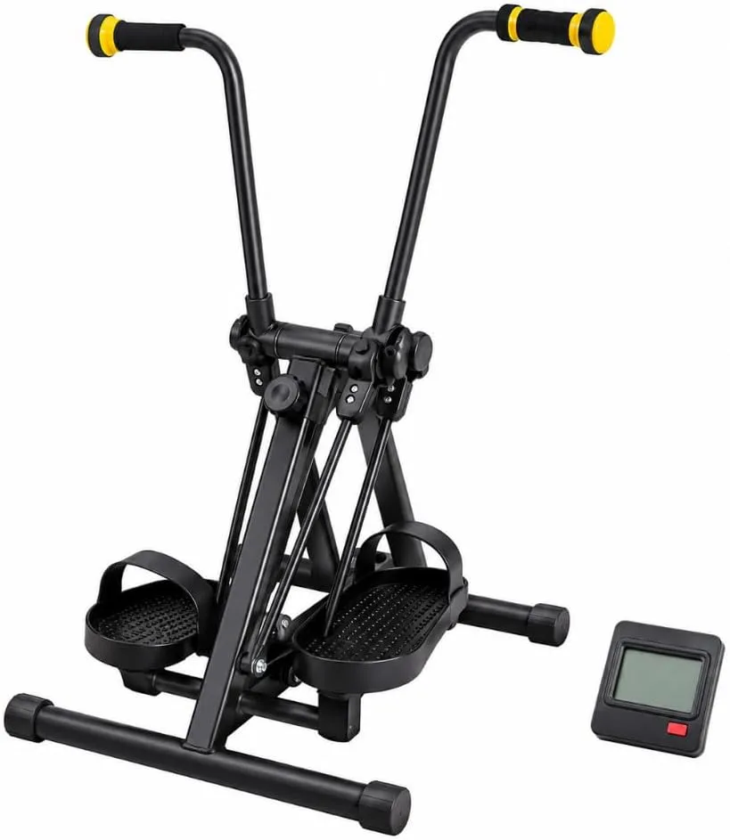 Pedal Exerciser Bike for Seniors, Seated Arm and Leg Exercise Machine with LCD Display, Upper and Lower Limb Trainer for Home Sitting Workout