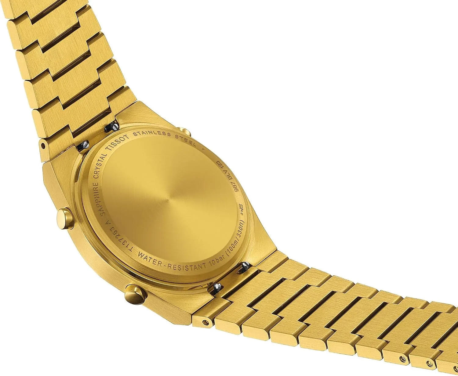 Tissot PRX Digital, Swiss Quartz, 35 mm, Gold Dial, Women's Watch