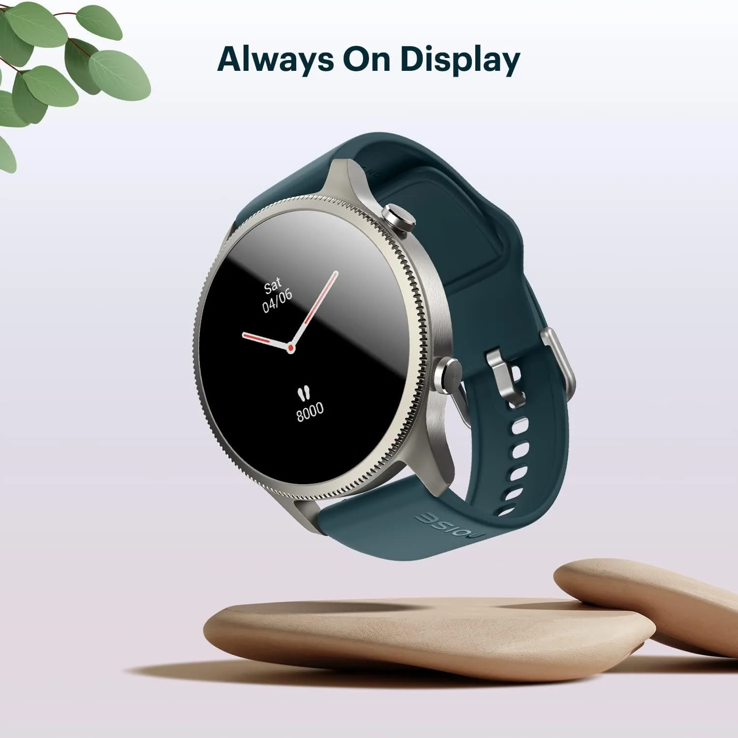 Noise Halo Premium Metallic Smartwatch, 1.43" AMOLED Display, 7 Day Battery, BT Calling (Make/Answer), Dust & Water Resistant, 100+ Sport Modes, NoiseFit App Supprt, 1 Year Warranty (Classic Black)
